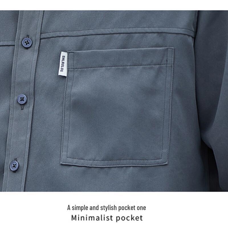 Playboy Men's Long-Sleeve Casual Lapel Shirt