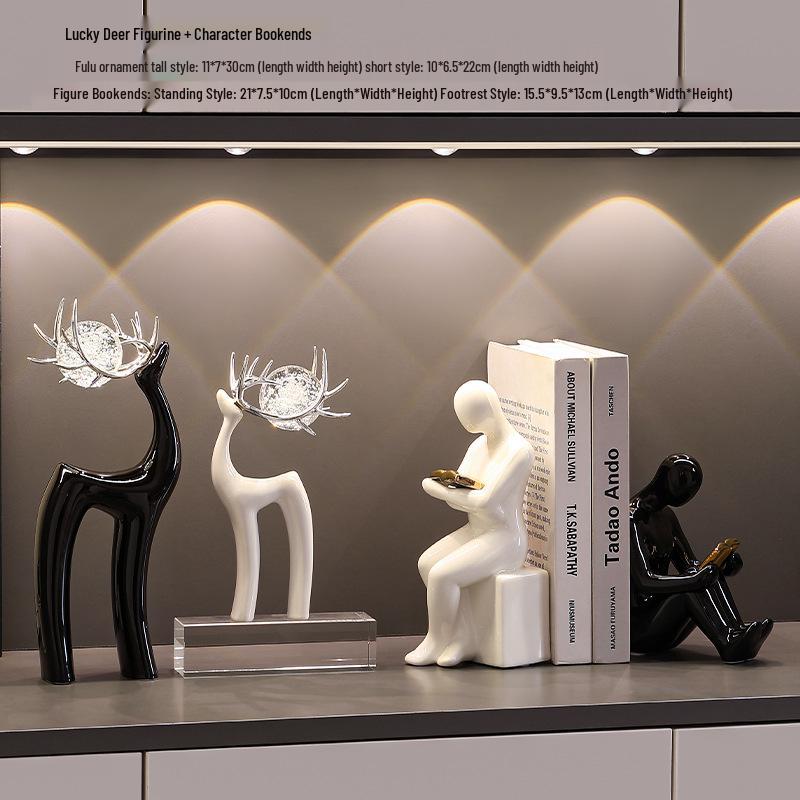 Fulu Luxury Living Room Tabletop Ornaments: High-End Decor for Wine Cabinets, TV Sideboards, and Housewarming Gifts