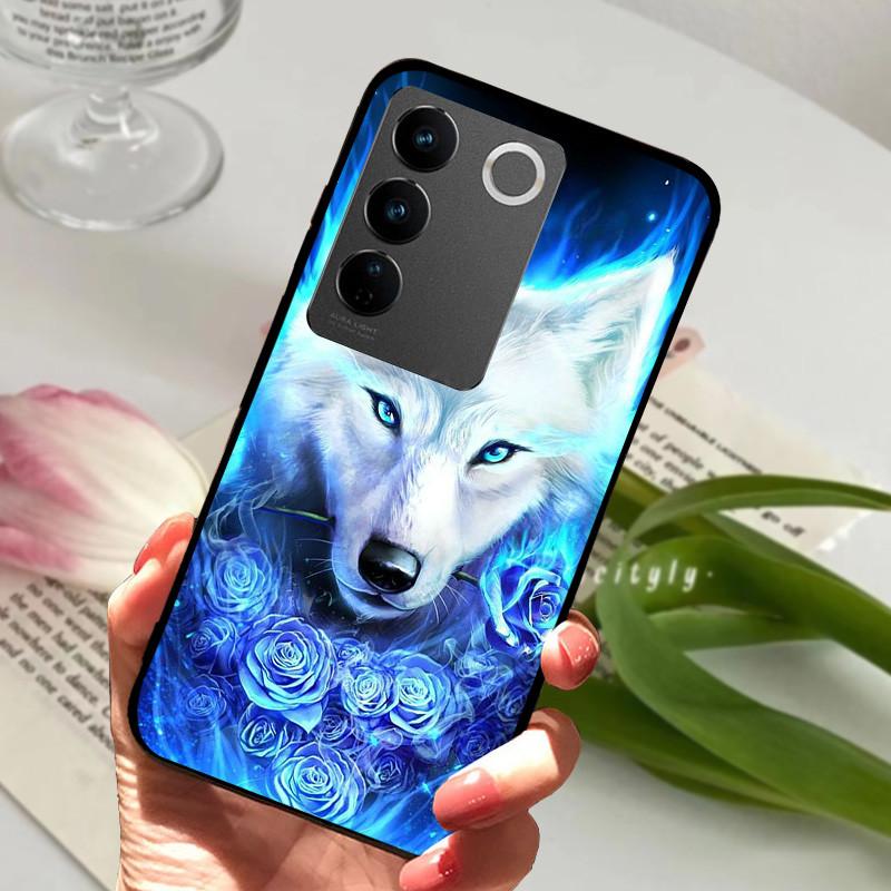 For Vivo V2230 V27 Pro 5G Case Popular Animal Cool Soft Back Protective Cover For Vivo V2237 V27e VivoV27 V 27 E Phone Bag Case