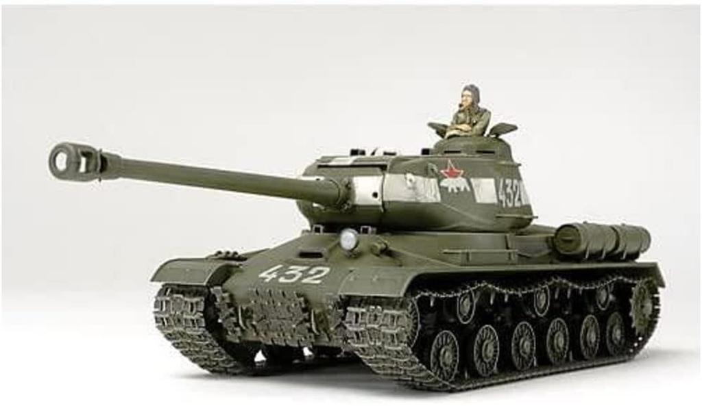 Tamiya 1/48 Military Miniature Series No. 71 Soviet Army Heavy Tank JS-2 1944 ChKZ Plastic Model 32571