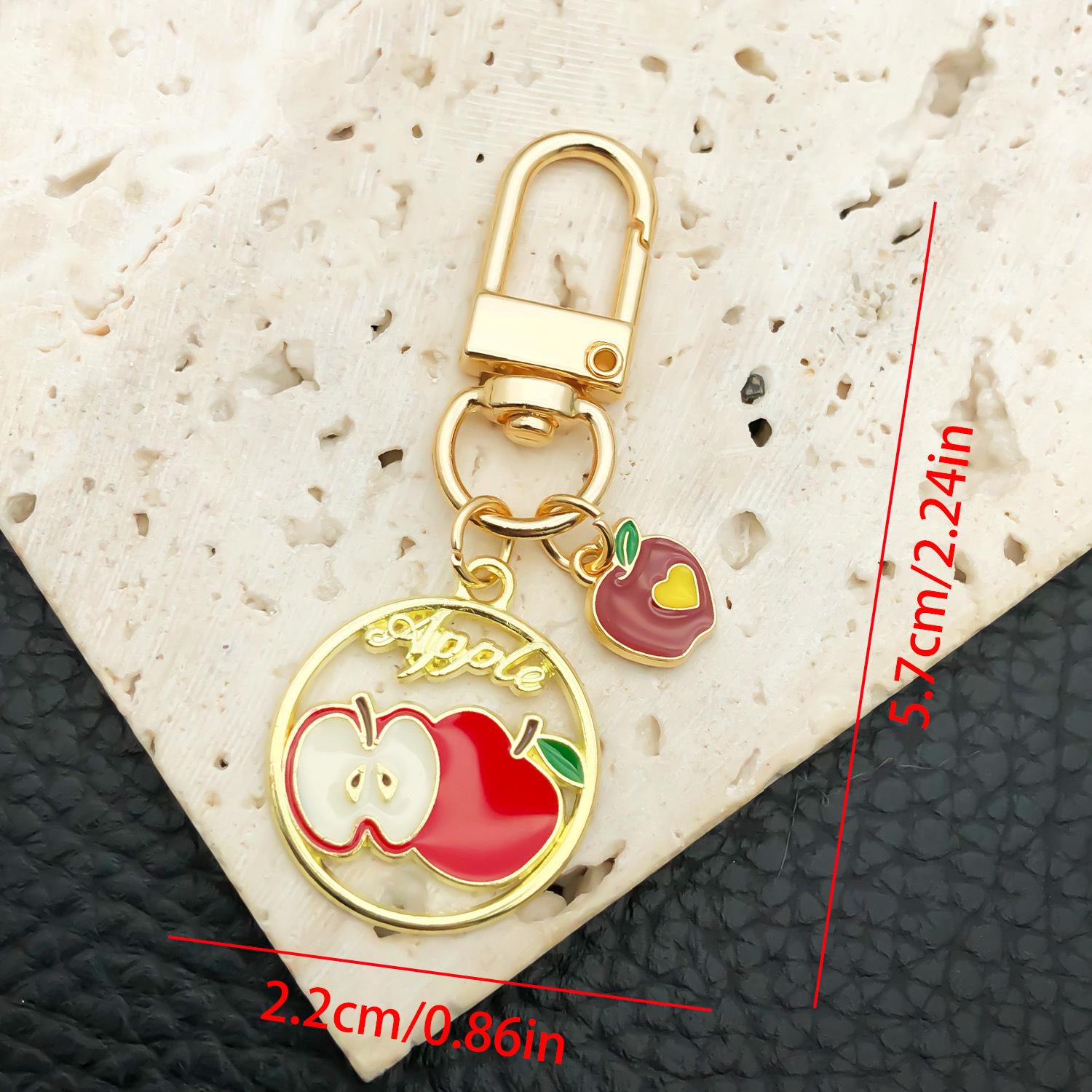 Summer Cartoon Fruit Bag Pendant - Cherry & Strawberry U-Shaped Door Stopper for Backpack