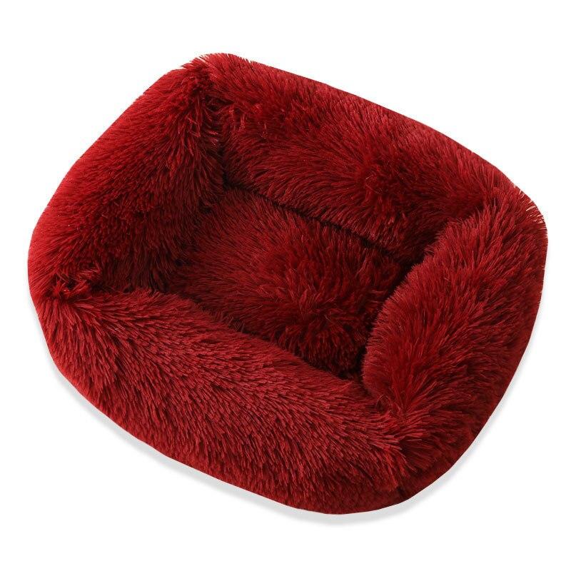 Morbido e lungo peluche Letto per cani Inverno Letto per gatti Chihuahua Yorkie Cucciolo Cuscino Letto per cani di piccola taglia Caldo divano letto per animali domestici per cani Gatti