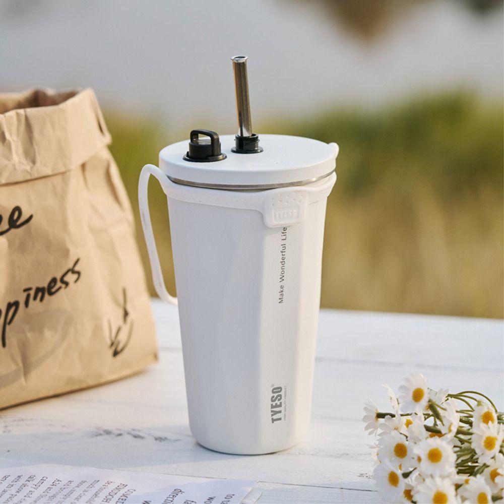 Stainless Steel Water Bottle Large Capacity Insulation Cup Drinkware Thermal Cup  Ice Cream