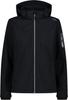 CMP Softshell Jacket Zip Hood Women (39A5006) Black