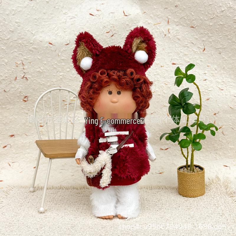 24cm Spanish Mia Potato Doll Dress-Up Set with Plush Outfit