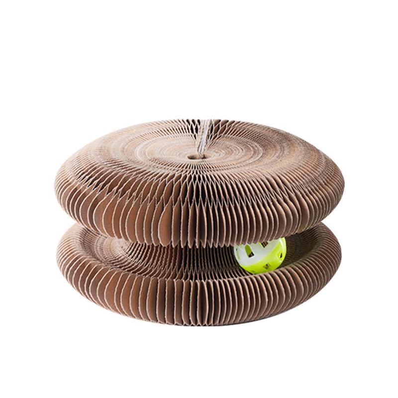 Cat Head Accordion Cat Scratcher