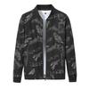 Casual Men's Autumn Printed Jacket Men's Casual Versatile Trend Youth Large Size Jacket Baseball Collar Jacket Cardigan