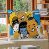 K-KAKAOS FRIENDS Cartoon Maple Design Cushion Cover Happy Autumn Harvest Decor Holiday Decorati Pillow Cover