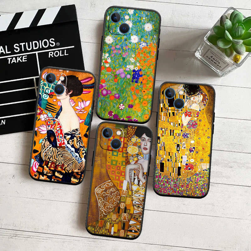 MH67 Gustav Klimt Shell for Samsung Note 20 10 S25 Plus Ultra Lite FE A51 A52 A53 A71 A72 A73 M20 M30 M21 M31 M51 A11 A70 A56 A26
