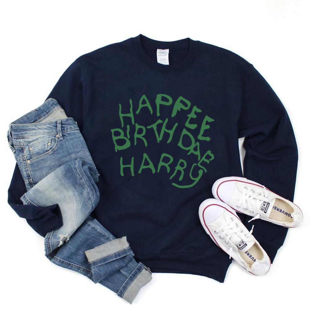 Happee Birthdae Harry Mikina Magický Čaroděj Svetr Čarodějnická Škola Mikina Unisex Dlouhý Rukáv Kulatý Výstřih Mikiny