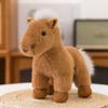 Simulation Standing Foal Plush Doll with Mane Cartoon Horse Stuffed Toy Horse Plush Toys  Kids Gift
