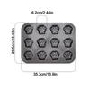 6/12 Cavity Cake Mold Non Stick Baking Mold Cute Biscuit Candy Mould  Kitchen Bakeware