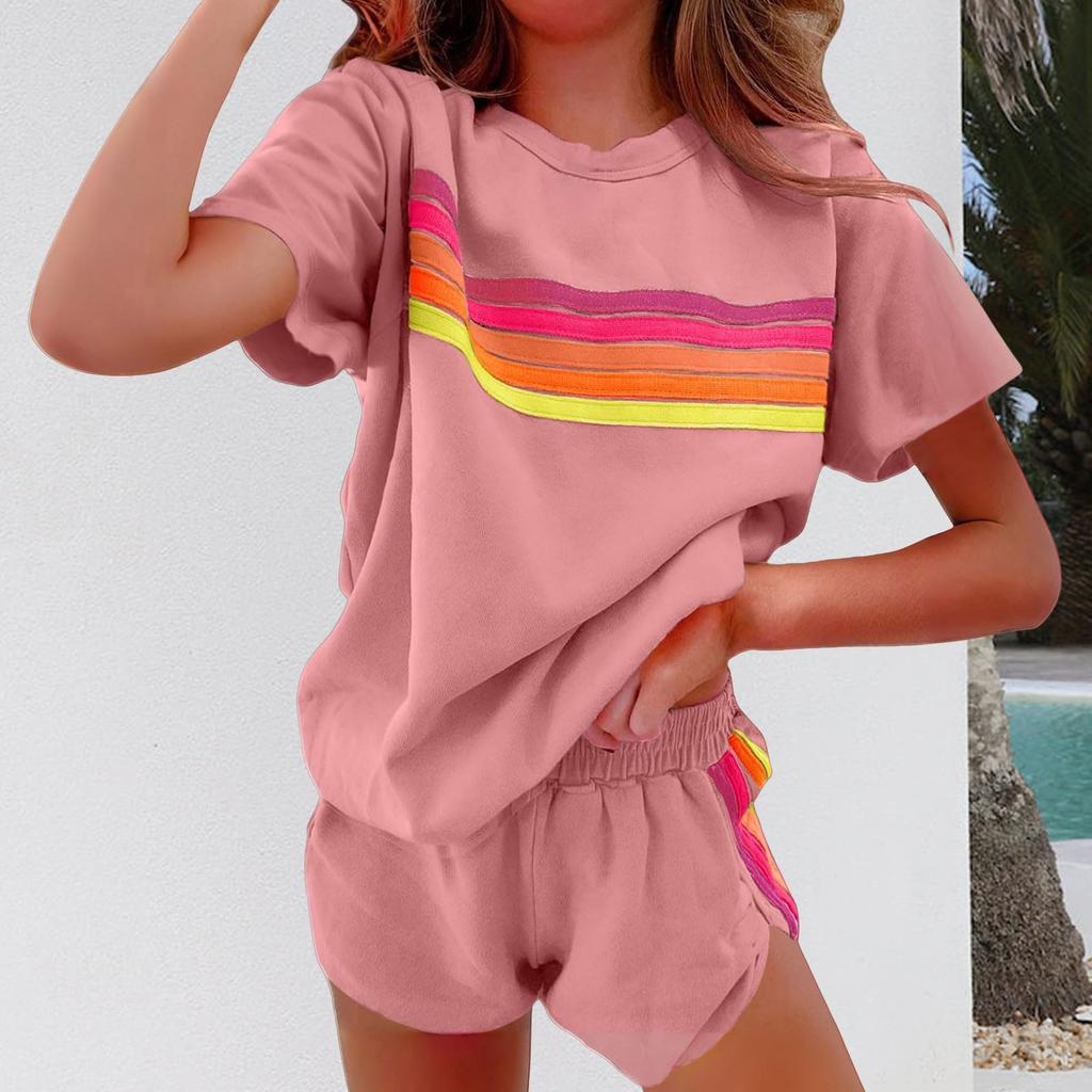 Fashionable Women's Minimalist With Contrasting Colors, Fashionable Casual Suit For Women