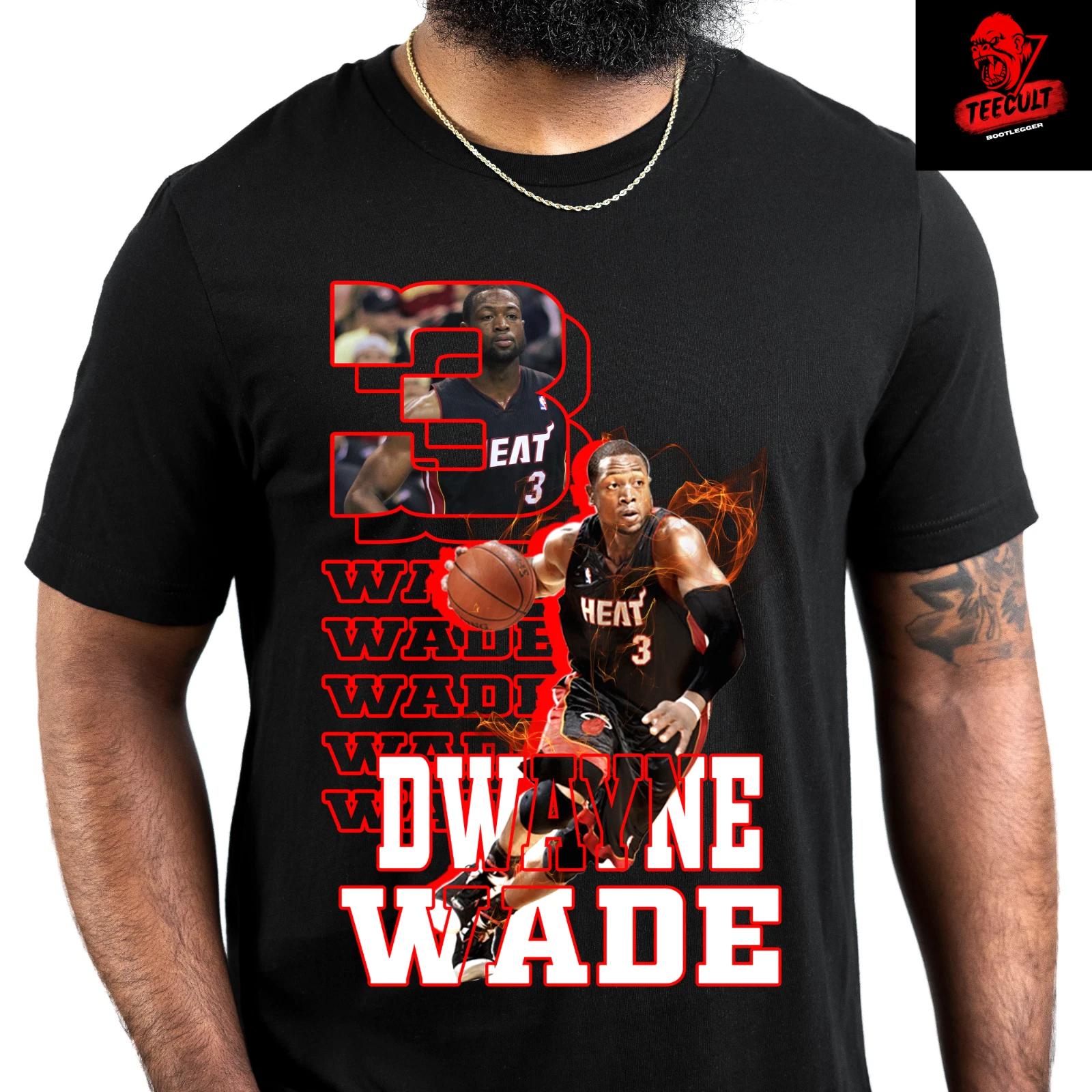 Men s and Women s T-shirts Dwayne Wade Miami Heat Premium NBA M