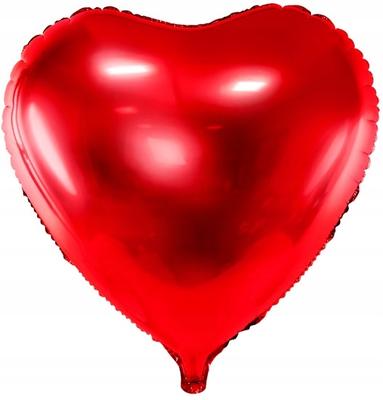 Heart Foil Balloon, 61cm, Red, 1 Pc