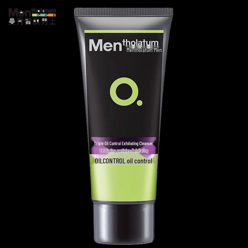 Mentholatum Triple Oil Control Exfoliating Facial Cleanser (3x100g)