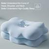Ergonomic Memory Foam Pillow Neck Support Pillow Contour Cervical Pillow with Machine Washable Pillowcase for Side Back Stomach Sleepers Shoulder