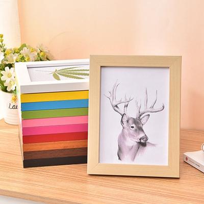 Cadre Photo Simple Coloré Multi Taille Fait Main Cadre Photo Dessins Bricolage Supports d'Exposition Décoration