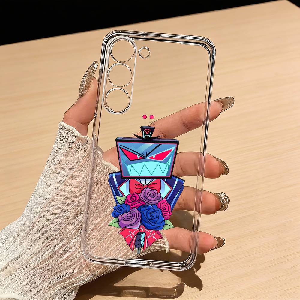 

H-Hazbin H-Hotel Чехол для телефона Vox для Samsung S25, S24, S21, S22, S23, S30, Ultra, S20, Plus, Fe, Lite Прозрачный чехол Samsung S20lite