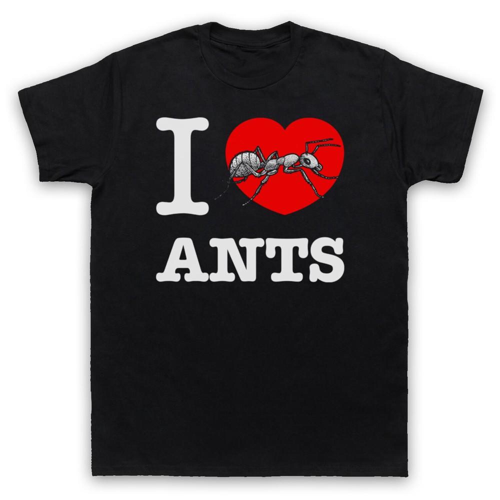 

I Love Ants Animal Rights Lover Save The Animals Mens And Womens T-Shirt 4XL