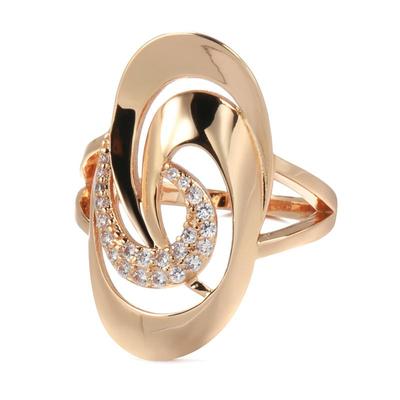 Geometric Natural Zircon Fashion Ring - European & American Design