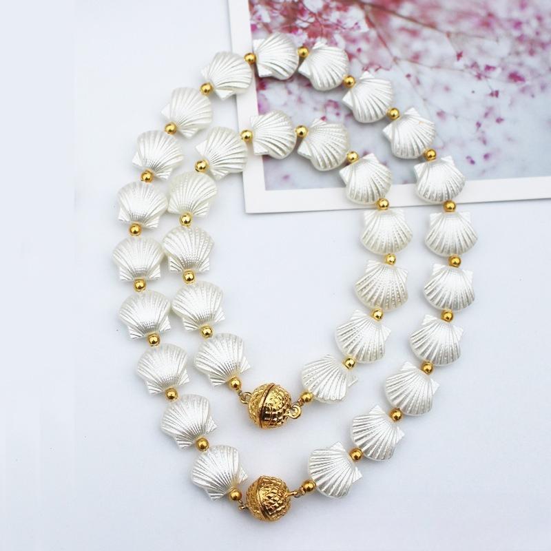 Shell Rose Exquisite Window Screen, Curtain Magnetic Attraction, Curtain Buckle, Non-punching Magnetic Curtain Strap