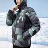 Anta Basketball Series Full Print Colorblock Hooded Down Jacket Men Outerwear Fairy-Tale-Green 152141923-4