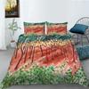 Quilt Cover Pillowcase Three-Piece Set Abstract Oil Painting Series 3D Digital Printing Polyester