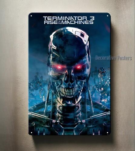 Terminator Rise of the Machines Movie Metal Poster Sign Xcm () Aluminum Sign