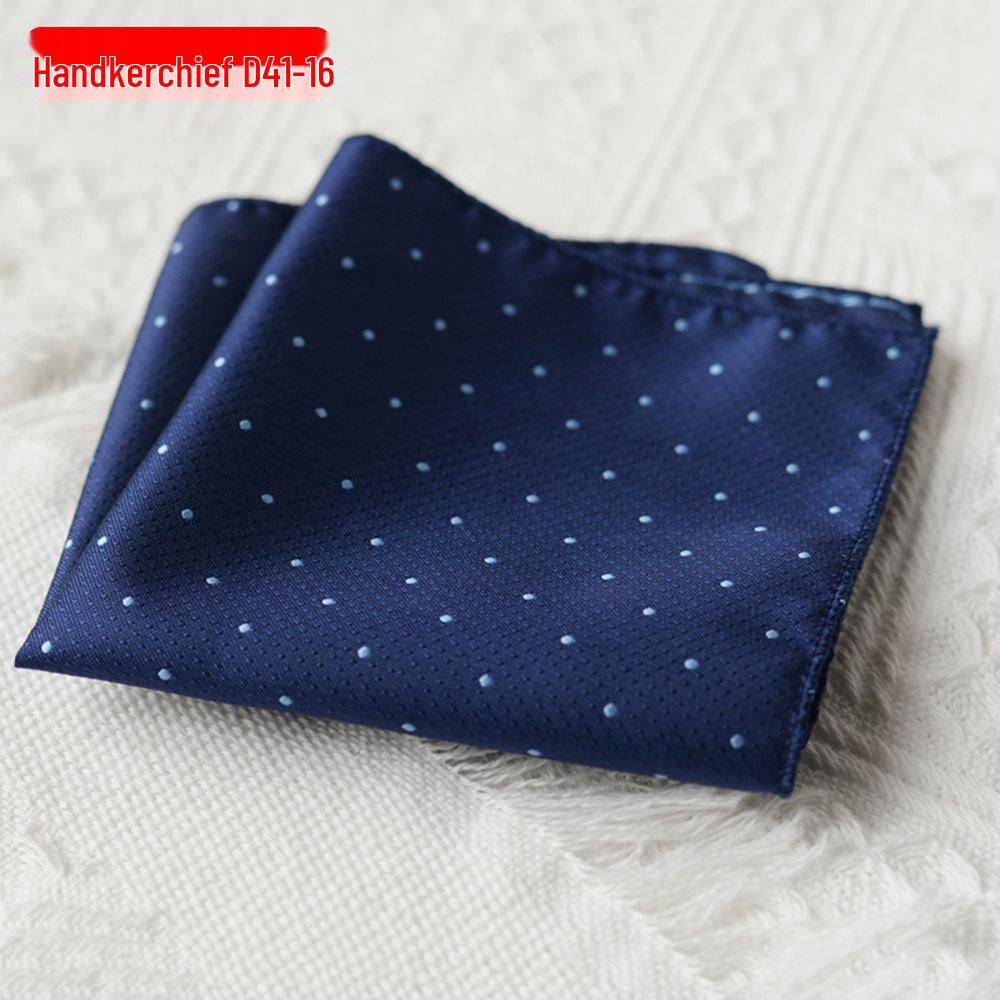 Men's Polyester Silk Pocket Square Handkerchief for Business, Formal, and Wedding Attire.