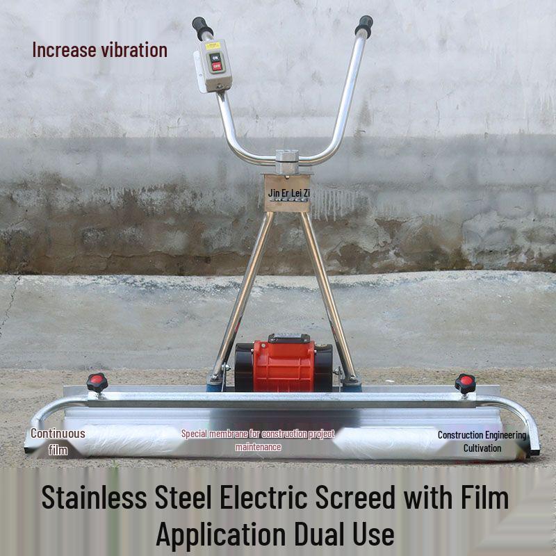 Electric 220V Rechargeable Concrete Vibrating Screed Leveler