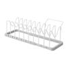 Yamazaki Under-Sink Expandable Pot Lid Frying Pan Stand White Approximately Plate Kitchen Storage Handle 3965