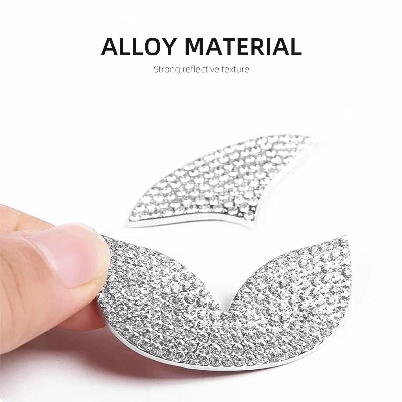 For Mazda Car Steering Wheel Diamond Emblem Sticker for Mazda 3 6 2 CX-3 CX-4 CX5 CX9 CX3 CX4 CX-5 CX-9 2015-2020 Interior Acces