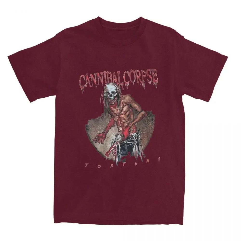 Cannibal Corpse Torture Tricouri Merch Bărbați Femei Tricou Vintage Mânecă Scurtă Îmbrăcăminte Original