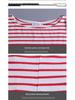 2022 Women's Slimming One-Shoulder Black & White Striped Long Sleeve T-Shirt
