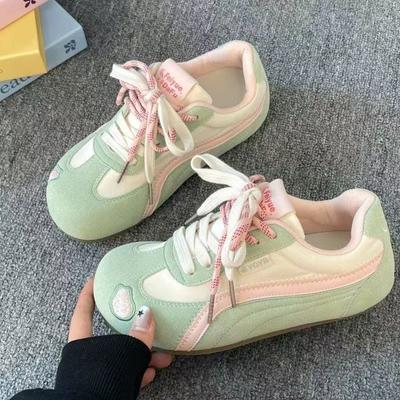 Summer Niche Thick-soled Women's Little White Shoes, New Campus Versatile Casual Leather Board Shoes