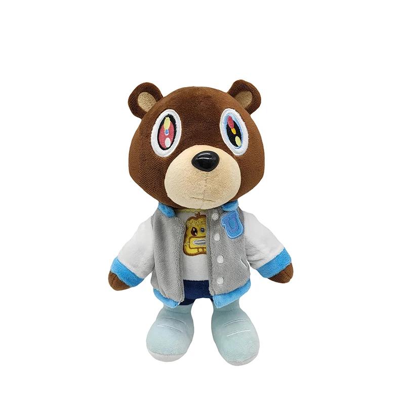 

Kawaii Kanye Dropout Bear Plush Toy | Kanye West Graduation Album Soft Stuffed Doll | Home Room Decor & Birthday Gift