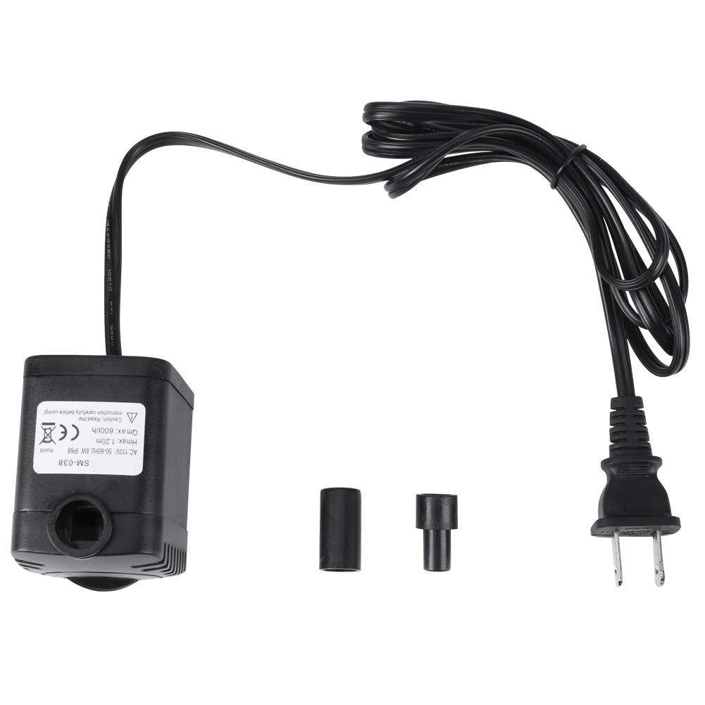 

Mini Ultra Quiet Submersible Water Pump Fish Pond Aquarium Tank Fountain