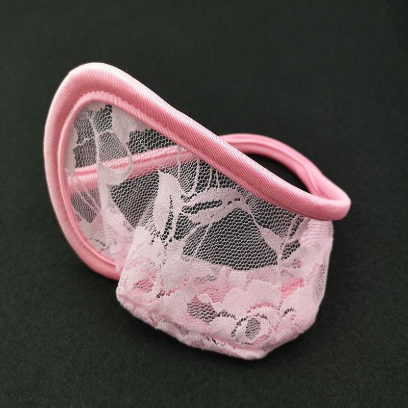 Men's Lace C-String Invisible Thong: Sexy, Erotic Underwear for Couples.