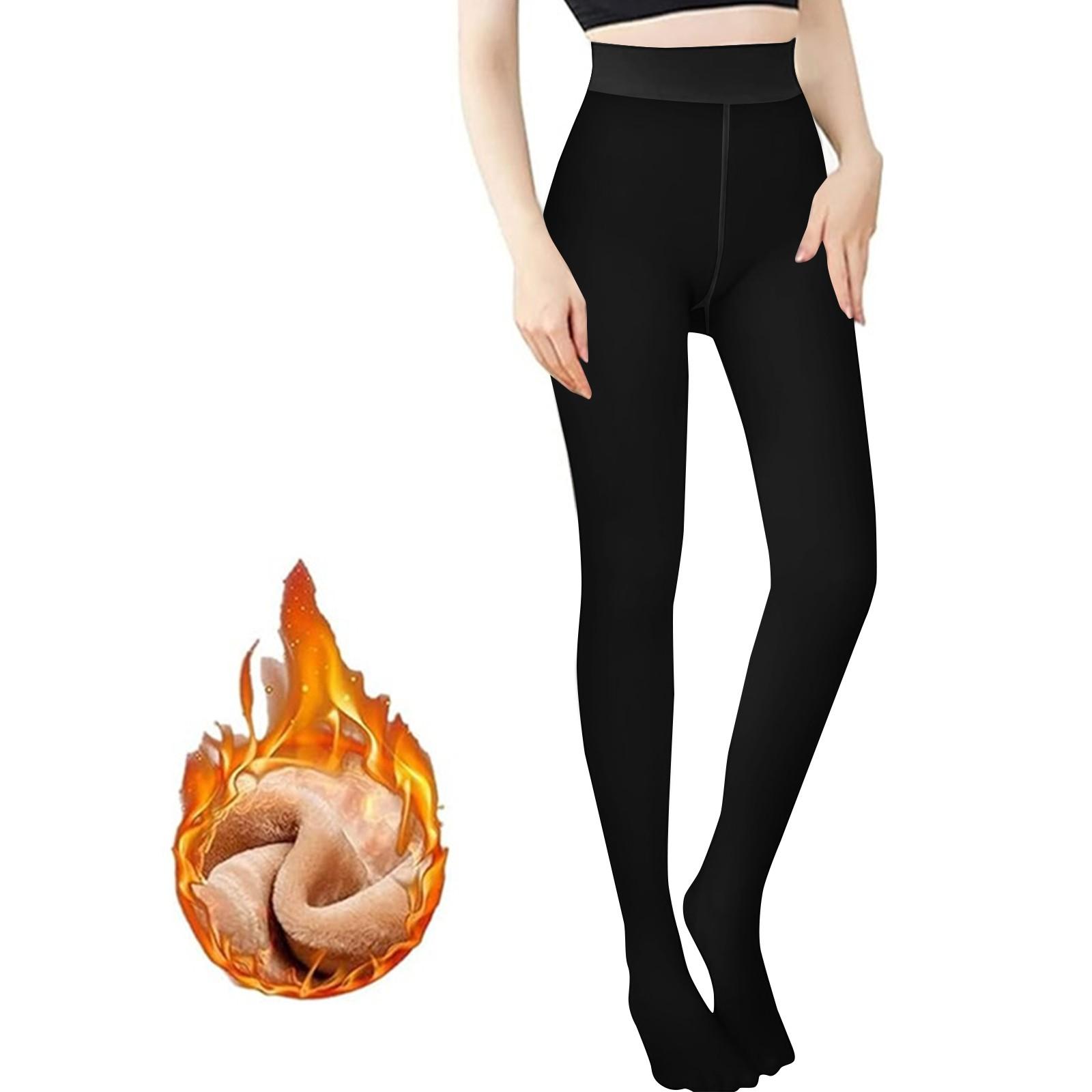 

Женская мода Большие размеры колготки одежда флис теплые колготки Большие размеры колготки леггинсы поверх черной кожи L чёрный