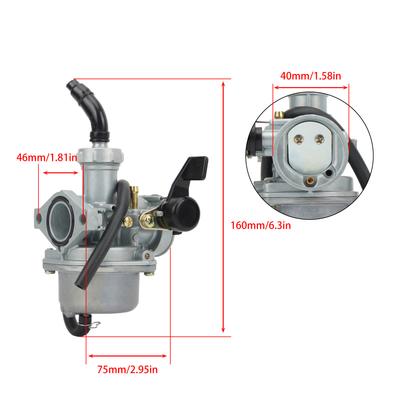 PZ22 22mm Carburetor For Honda 50 70 90 110 125 Quad Go Kart Carburetor Motocross Dirt Pit Bike Replacement Accessories Enduro