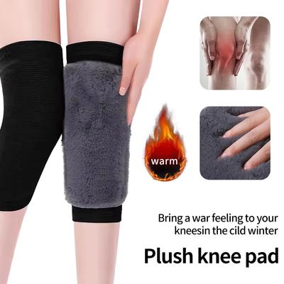 Winter Wool Knee Brace Pads Warm Breathable Elastic Knees Sleeves For Pregnant Women Men Thicken Old Knee Support Leg Warmer