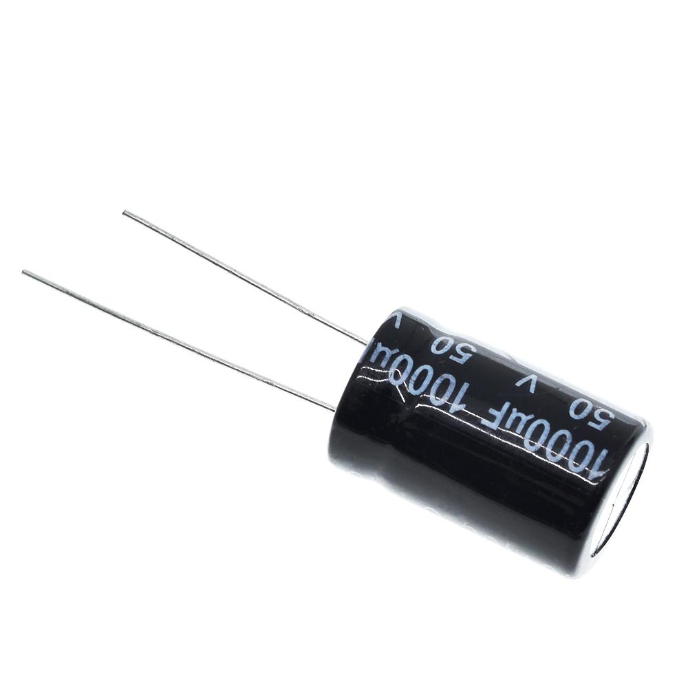 10/30pcs Aluminum electrolytic capacitors 1000uF 50V 13 * 20 mm for Boost Step Down Power Module