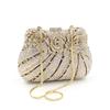 Rhinestone Bag Empty Metal Crystal Dinner Bag Diamond Bags Ladies Clutch Bag