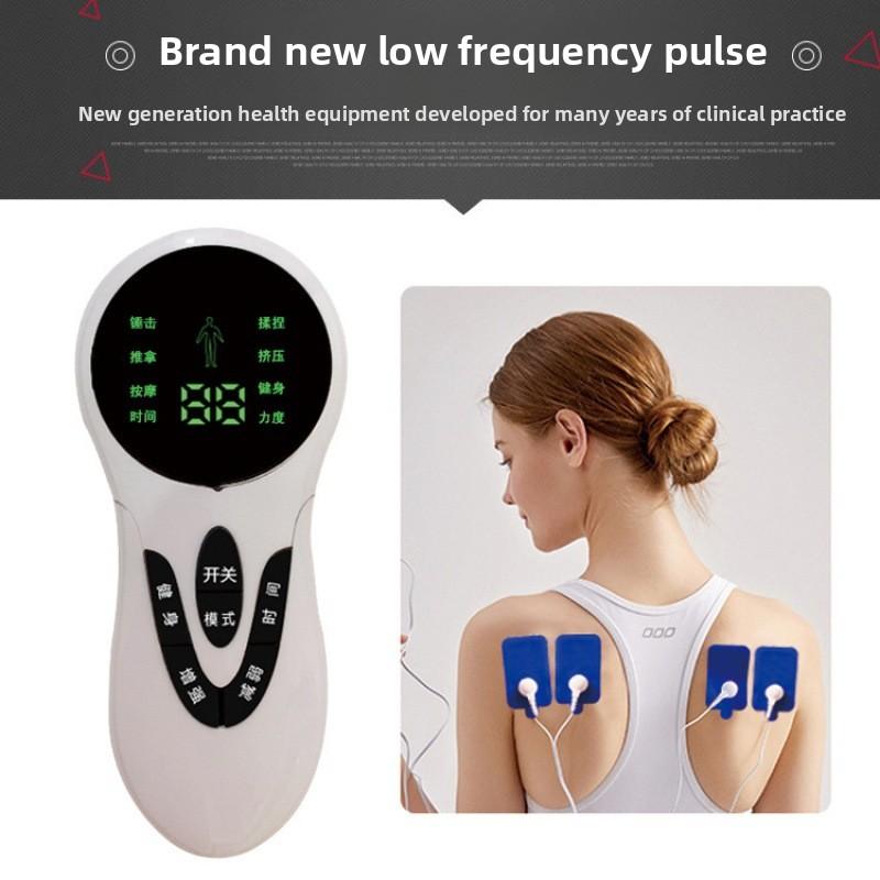 New Physiotherapy Instrument Mini Digital Meridian Massager, Pulse Dual Output Massager Charging Model