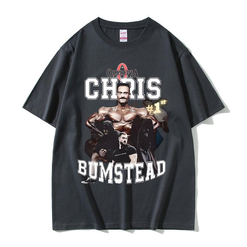 Olympia Chris Bumstead Pump Cover Funny Meme Graphic Tshirt Unisex Fitness Gym Oversized T Shirts Unisexs Women Casual Cotton Tshirt