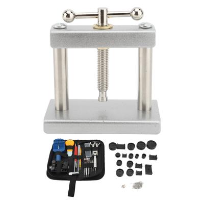 Watch Press Tool with 18pcs Dies Battery Replacement Strap Adjustment Opening Back Cover Watch