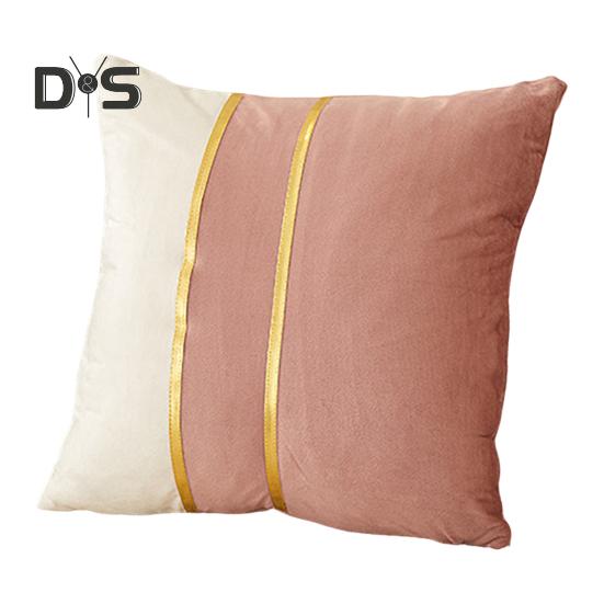 

Наволочка из бархата 18x18 дюймов, роскошный чехол для подушки со скрытой молнией, декоративная наволочка для дивана, для гостиной, кровати 45x45cm розовый