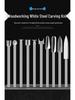 Dental & Wood Carving Tool Set: Power Tool, Engraving Knife, Steel Drill Bit, Grinding & Scribing Heads
