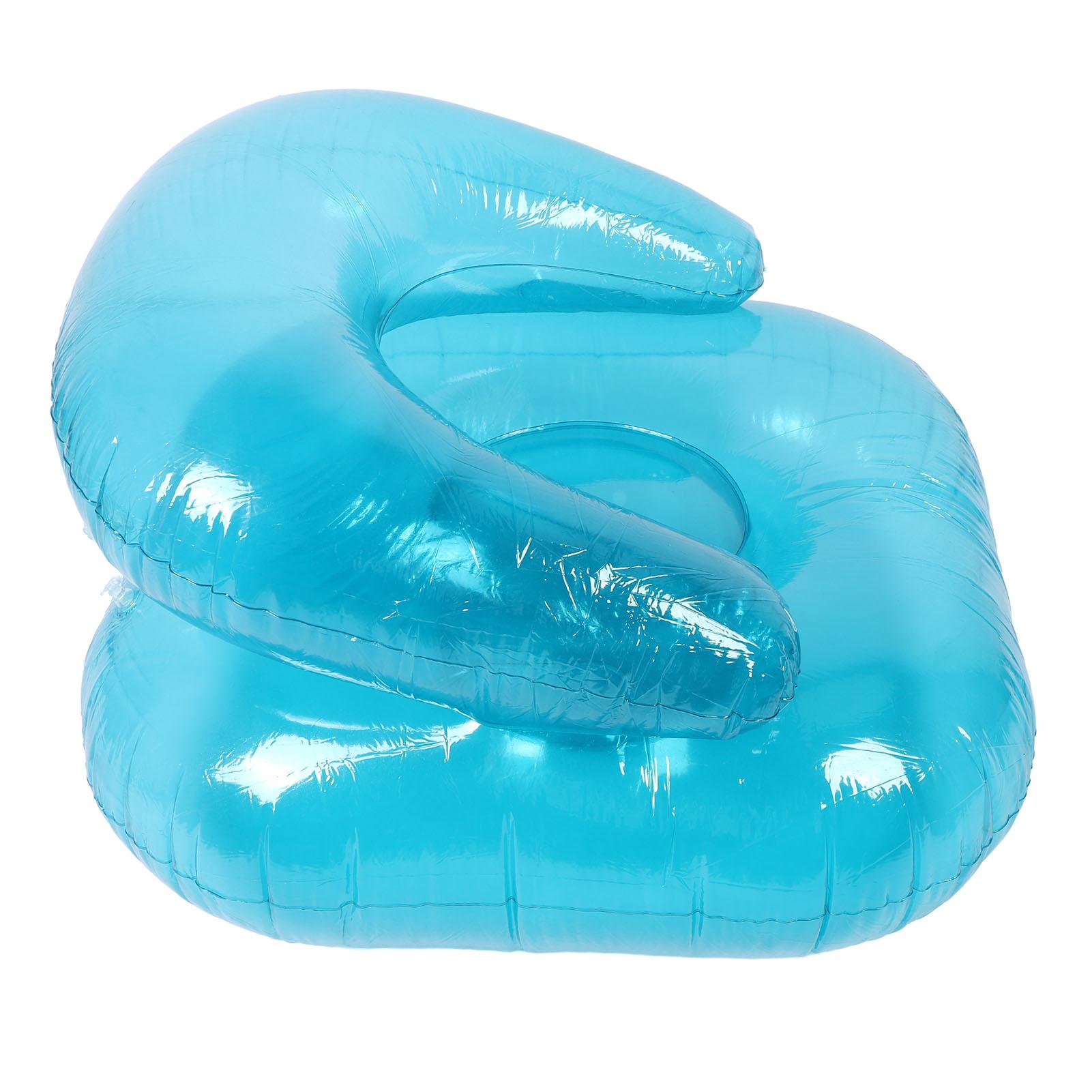 

Inflatable Sofa - Portable PVC Transparent Sofa St,Ergonomic Blow Up Ch , Inflatable Couch for Indoor Bedroom Balcony Outdoor Garden Pool Relaxa